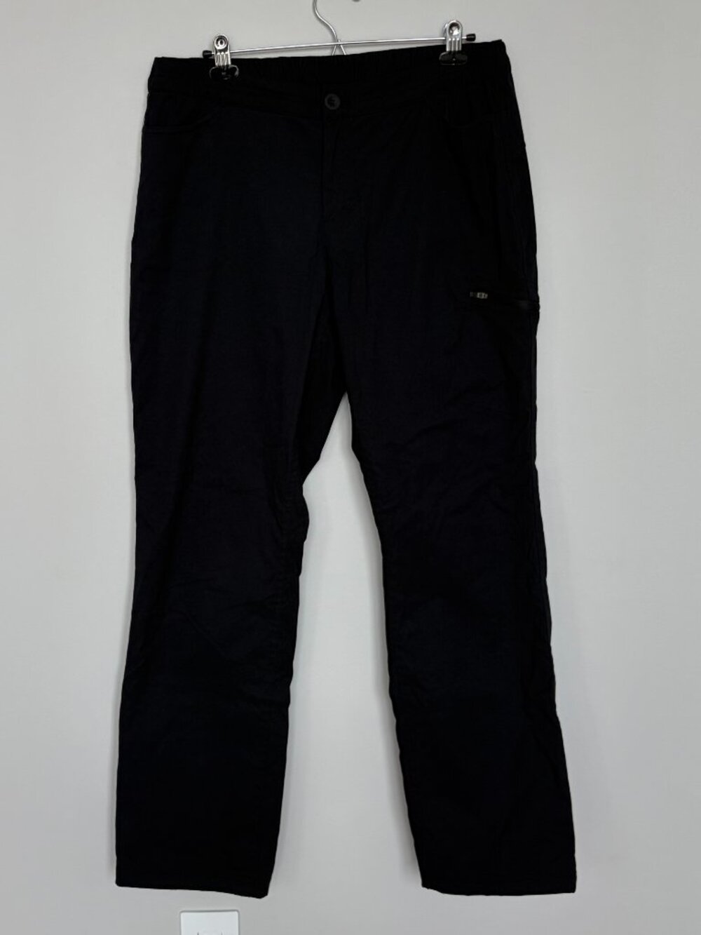 Eddie Bauer Black Microfleece Lined Hiking/Winter Pants L